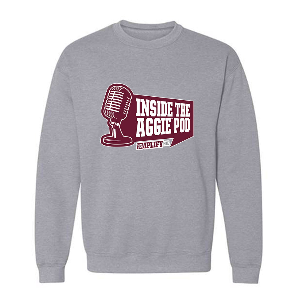 Texas A&M - : - Inside the Aggie Pod Crewneck Sweatshirt-0