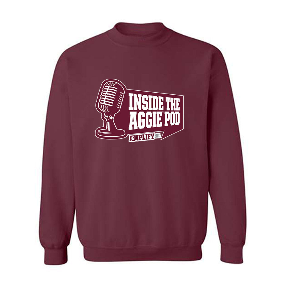 Texas A&M - : - Inside the Aggie Pod Crewneck Sweatshirt-0
