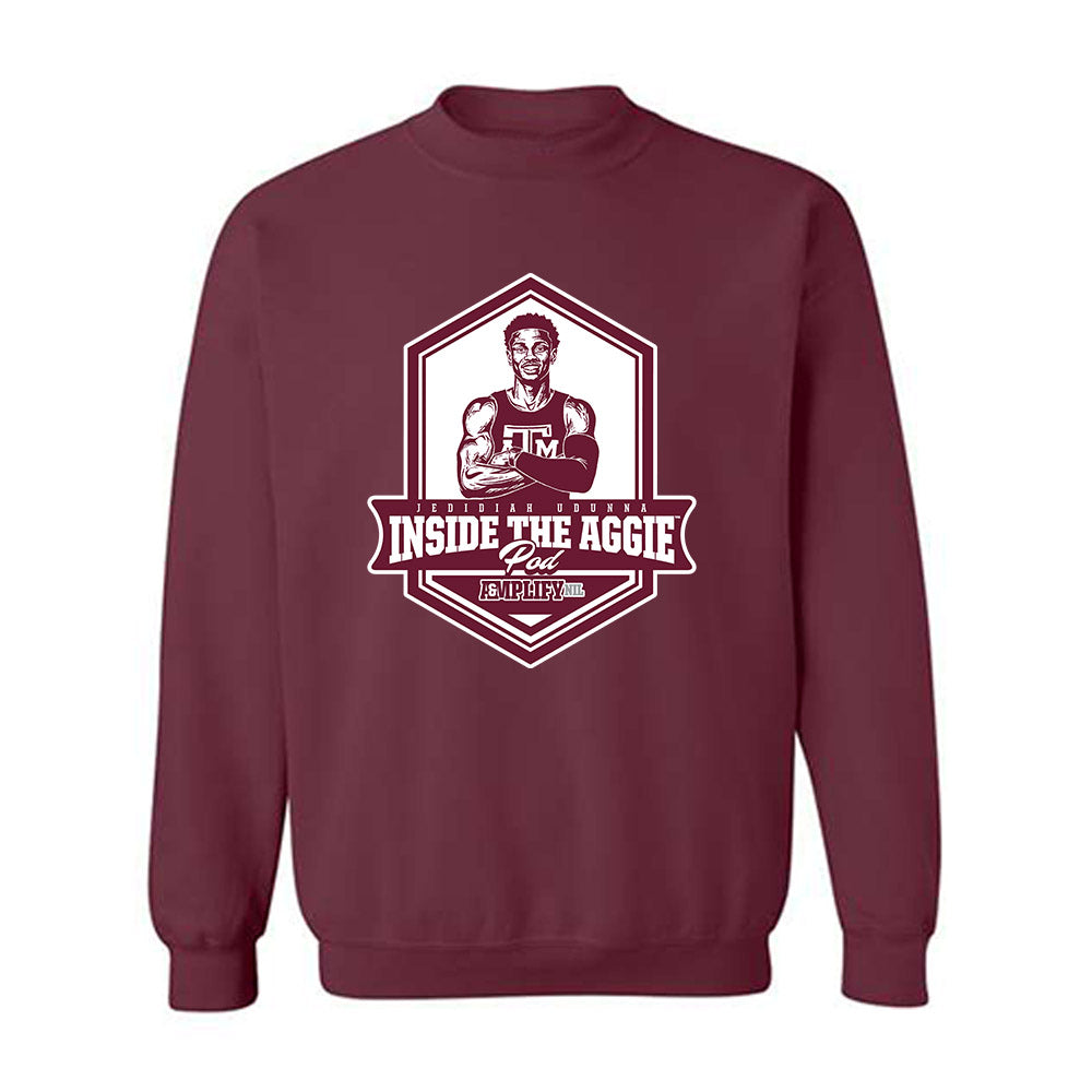 Texas A&M - : - Inside the Aggie Pod Crewneck Sweatshirt-0