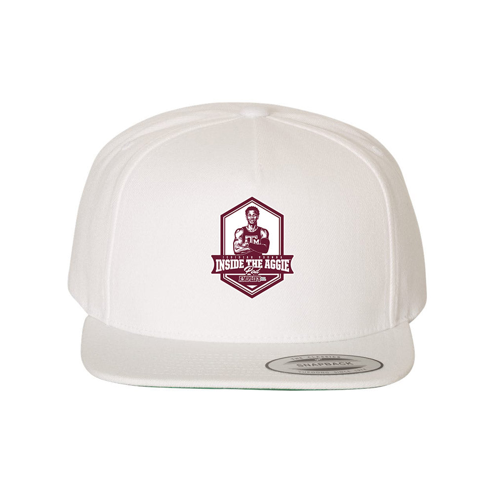 Texas A&M - : - Inside the Aggie Pod Snapback Hat-0