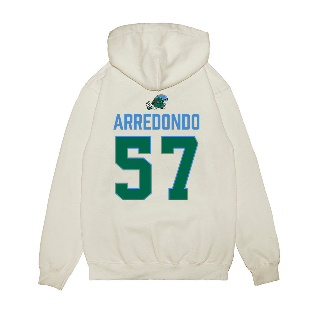 Tulane - NCAA Football : Jason Arredondo - 2025 Conference Champions Premium Hooded Sweatshirt-1
