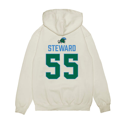 Tulane - NCAA Football : Dominic Steward - 2025 Conference Champions Premium Hooded Sweatshirt-1