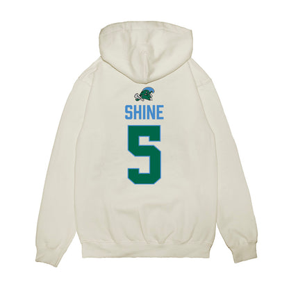 Tulane - NCAA Football : Ezaiah Shine - 2025 Conference Champions Premium Hooded Sweatshirt-1