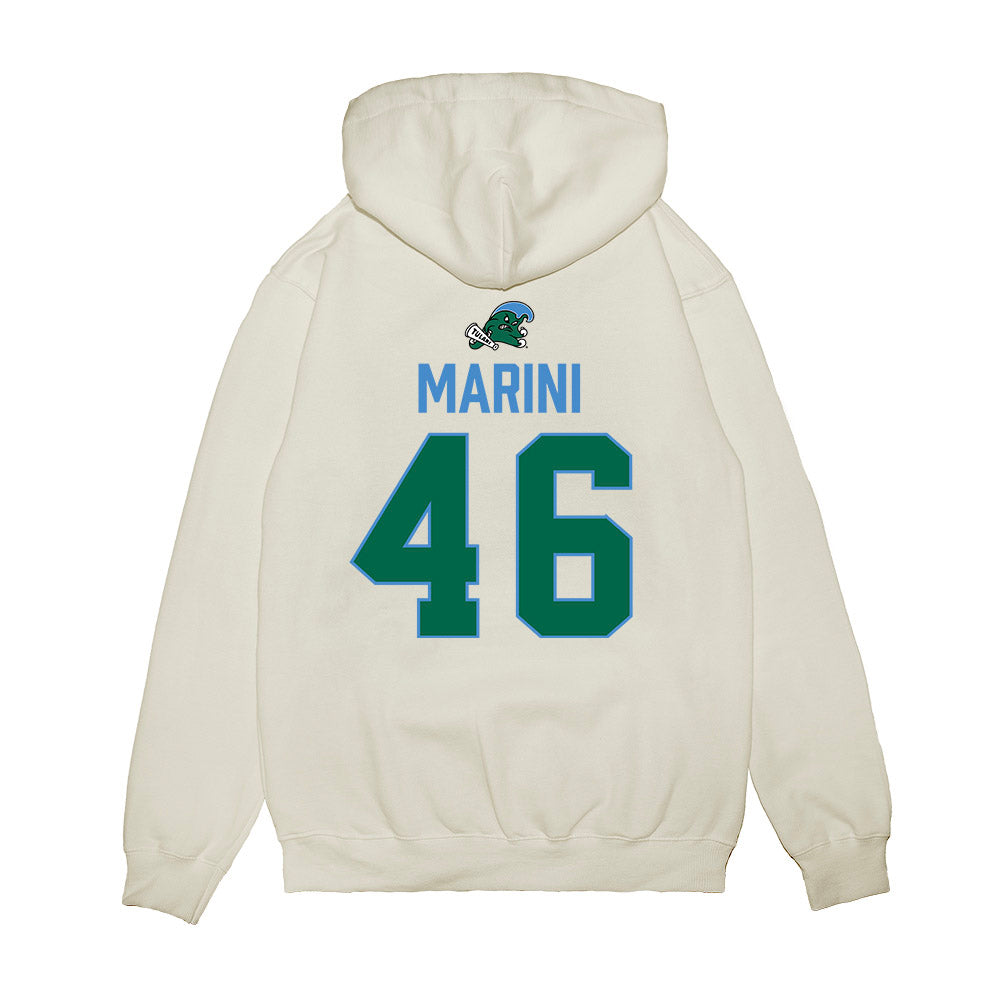 Tulane - NCAA Football : Zach Marini - 2025 Conference Champions Premium Hooded Sweatshirt-1