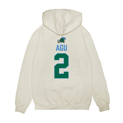 Tulane - NCAA Football : Dickson Agu - 2025 Conference Champions Premium Hooded Sweatshirt-1