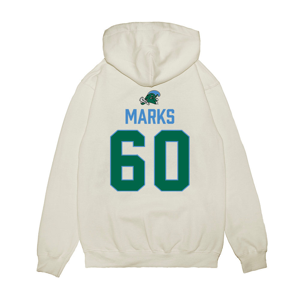 Tulane - NCAA Football : Gavin Marks - 2025 Conference Champions Premium Hooded Sweatshirt-1