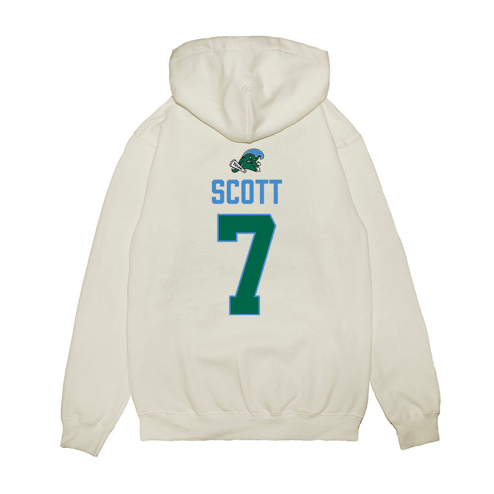 Tulane - NCAA Football : Cade Scott - 2025 Conference Champions Premium Hooded Sweatshirt-1