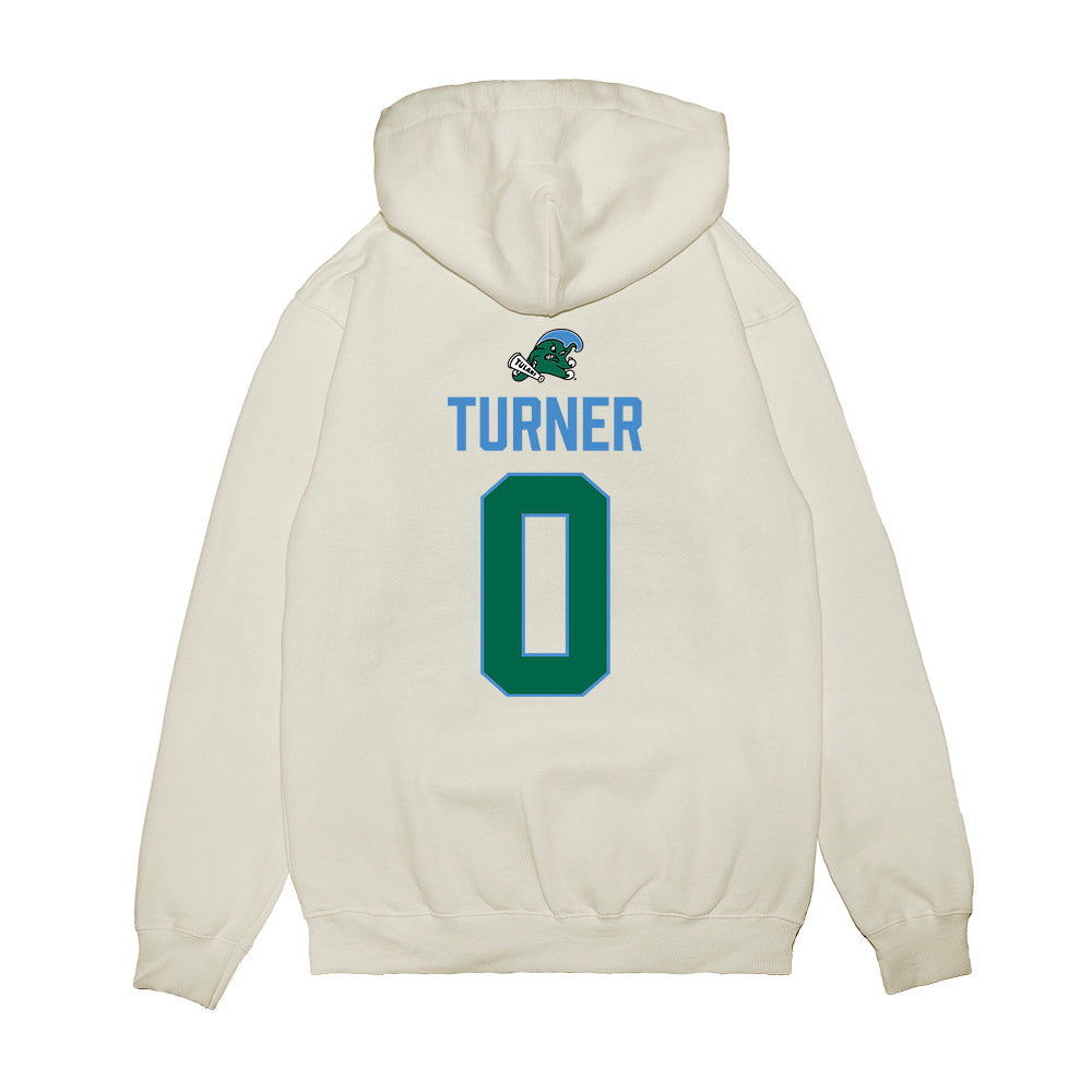 Tulane - NCAA Football : Maurice Turner - 2025 Conference Champions Premium Hooded Sweatshirt-1