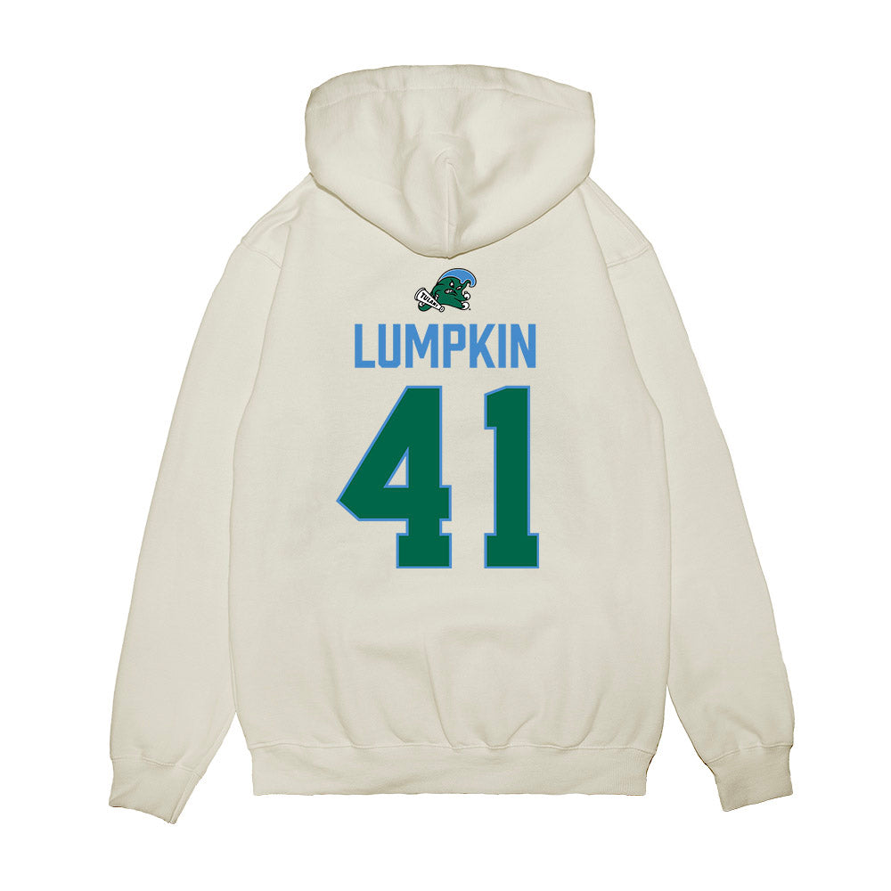 Tulane - NCAA Football : Chan Lumpkin - 2025 Conference Champions Premium Hooded Sweatshirt-1