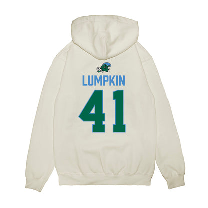 Tulane - NCAA Football : Chan Lumpkin - 2025 Conference Champions Premium Hooded Sweatshirt-1