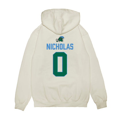 Tulane - NCAA Football : Shaun Nicholas - 2025 Conference Champions Premium Hooded Sweatshirt-1