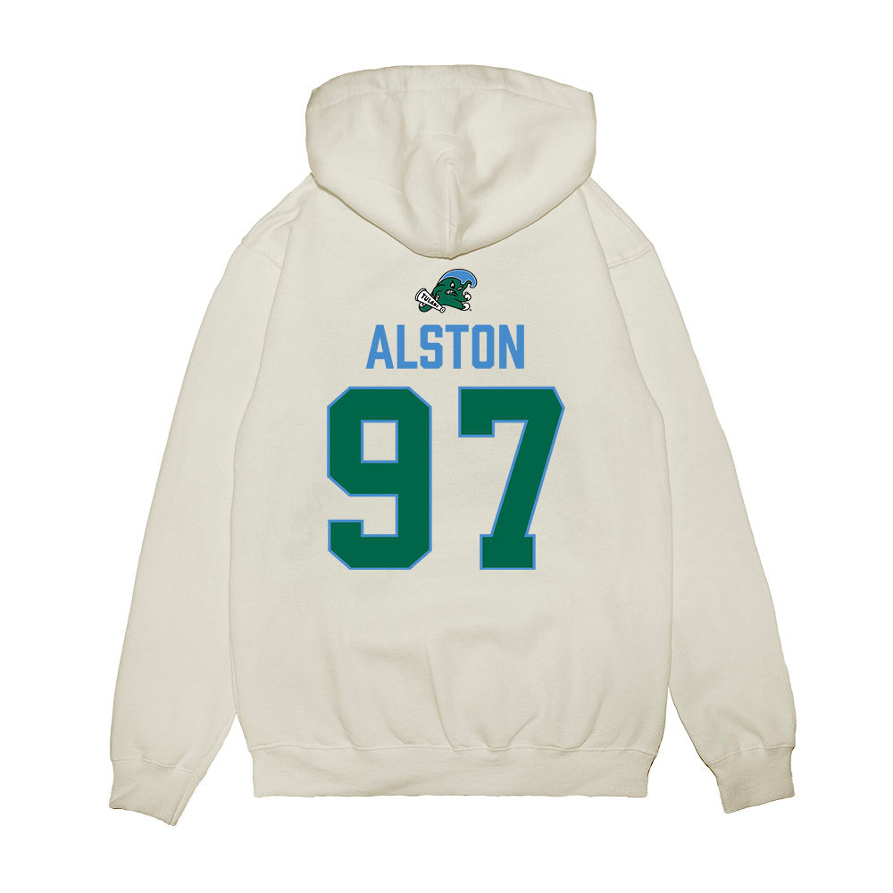Tulane - NCAA Football : Nikolas Alston - 2025 Conference Champions Premium Hooded Sweatshirt-1