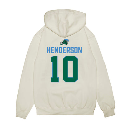 Tulane - NCAA Football : Gerrod Henderson - 2025 Conference Champions Premium Hooded Sweatshirt-1