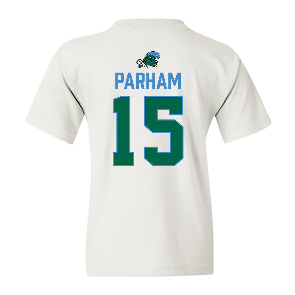Tulane - NCAA Football : Antwaun Parham - 2025 Conference Champions Youth T-Shirt-1