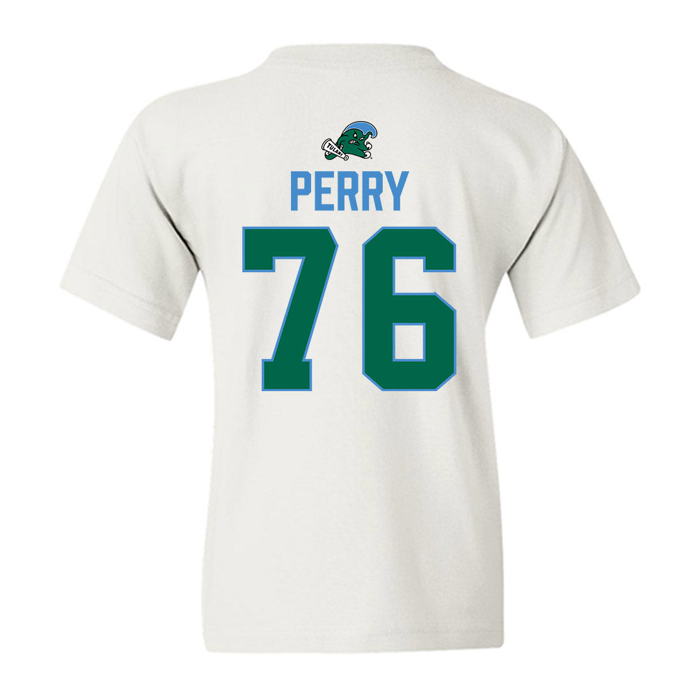 Tulane - NCAA Football : Gresham Perry - 2025 Conference Champions Youth T-Shirt-1