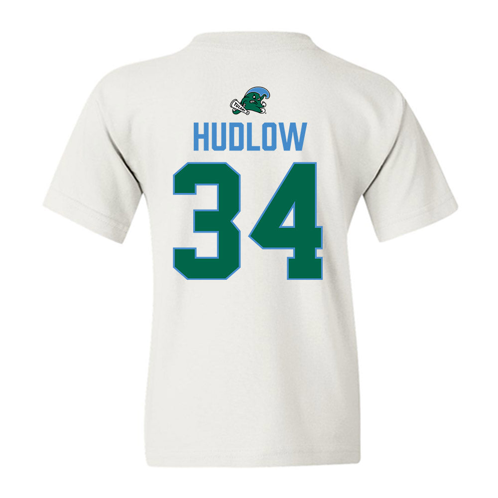 Tulane - NCAA Football : William Hudlow - 2025 Conference Champions Youth T-Shirt-1