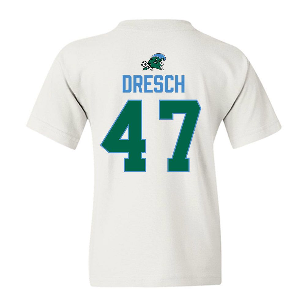 Tulane - NCAA Football : Zachary Dresch - 2025 Conference Champions Youth T-Shirt-1