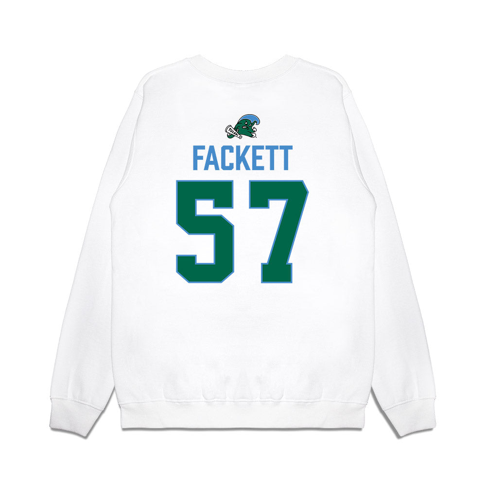 Tulane - NCAA Football : Deborah Fackett - 2025 Conference Champions Premium Crewneck Sweatshirt-1