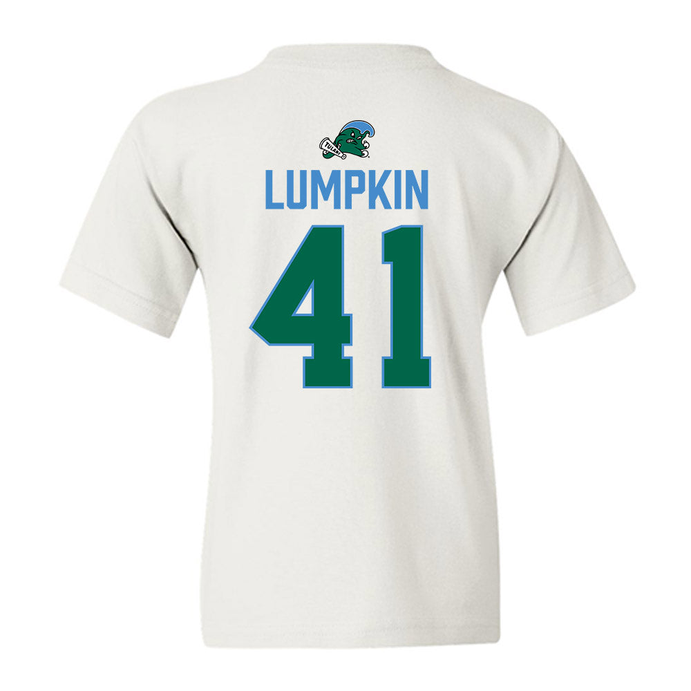 Tulane - NCAA Football : Chan Lumpkin - 2025 Conference Champions Youth T-Shirt-1