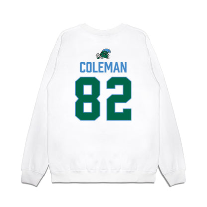 Tulane - NCAA Football : Keyshaun Coleman - 2025 Conference Champions Premium Crewneck Sweatshirt-1