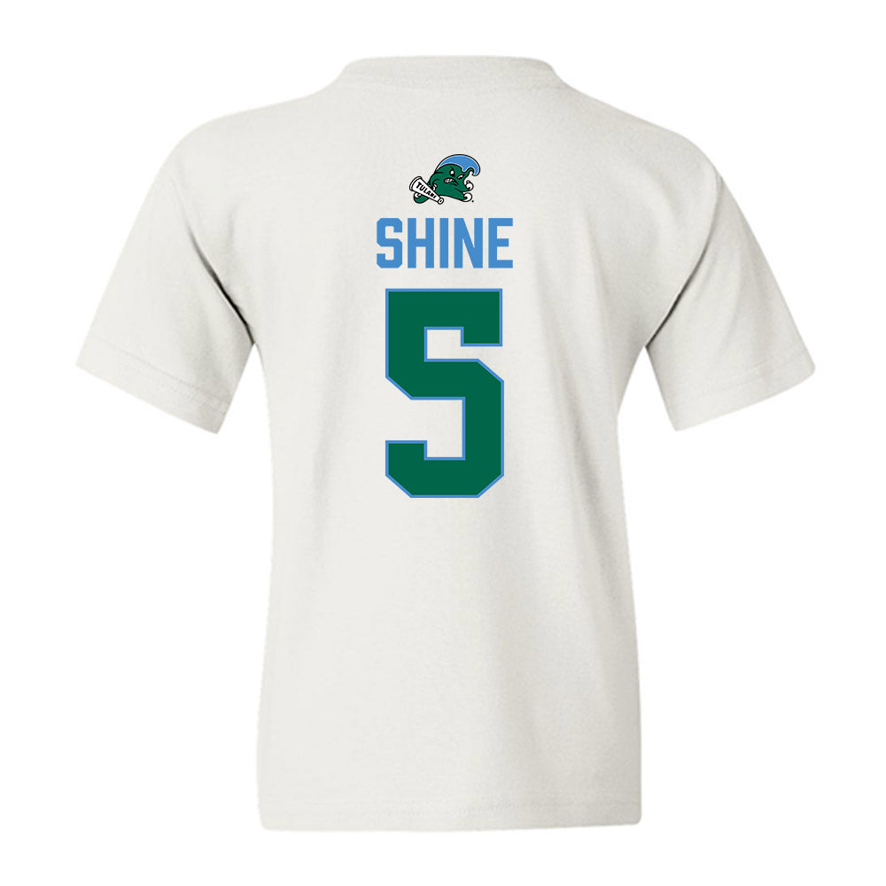Tulane - NCAA Football : Ezaiah Shine - 2025 Conference Champions Youth T-Shirt-1