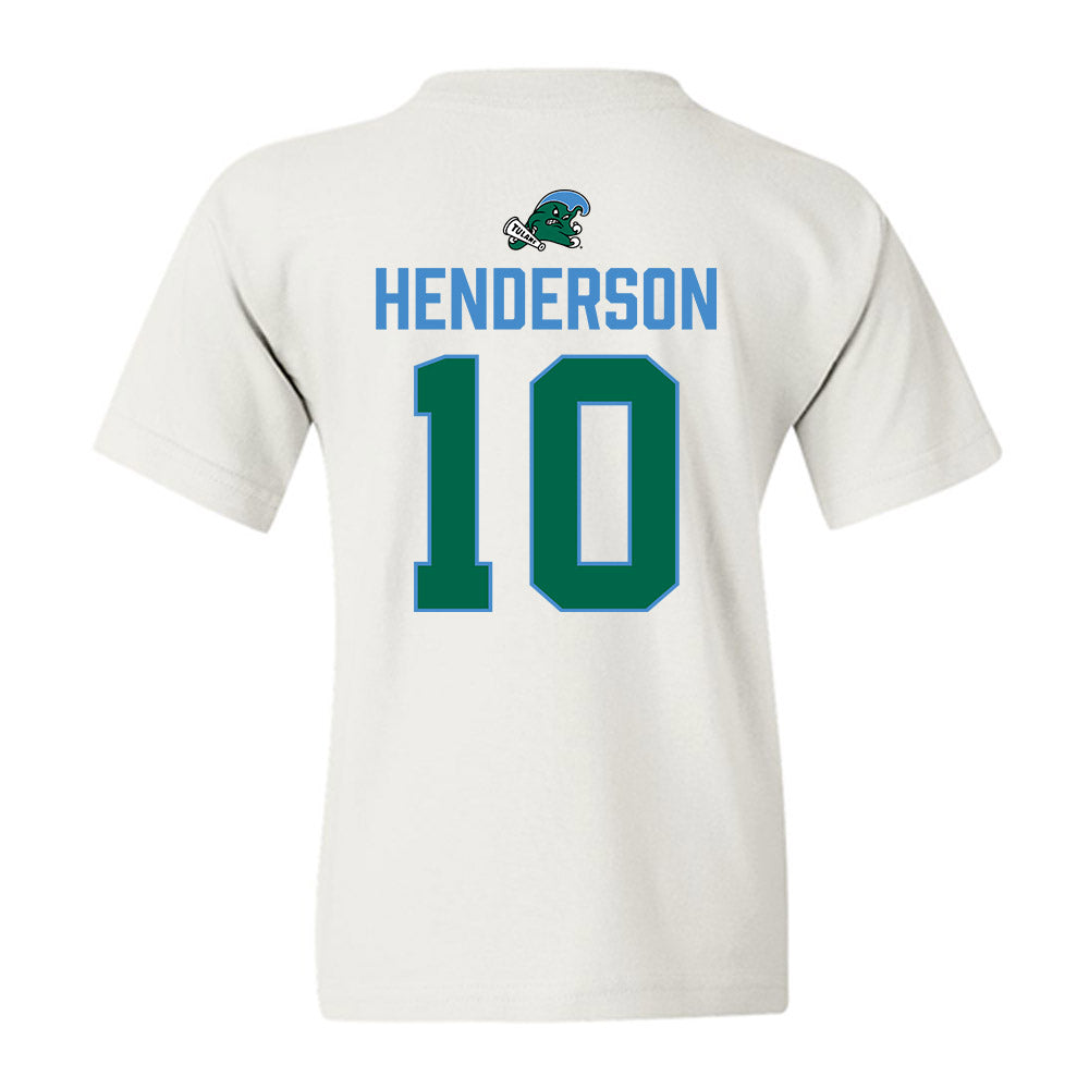 Tulane - NCAA Football : Gerrod Henderson - 2025 Conference Champions Youth T-Shirt-1