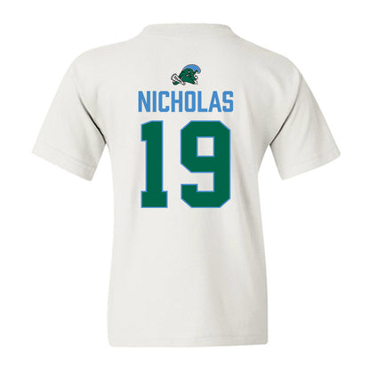 Tulane - NCAA Football : Shaun Nicholas - 2025 Conference Champions Youth T-Shirt-1