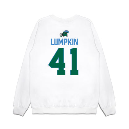 Tulane - NCAA Football : Chan Lumpkin - 2025 Conference Champions Premium Crewneck Sweatshirt-1