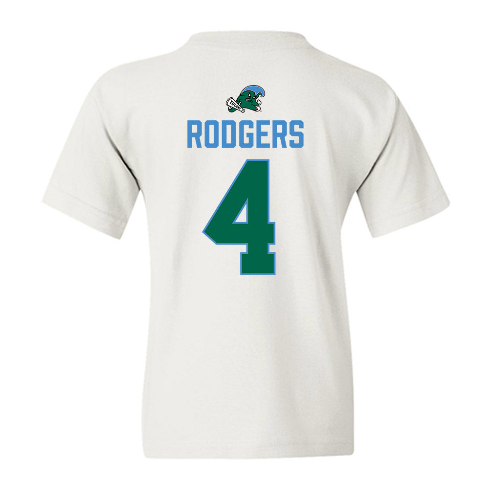 Tulane - NCAA Football : Chris Rodgers - 2025 Conference Champions Youth T-Shirt-1