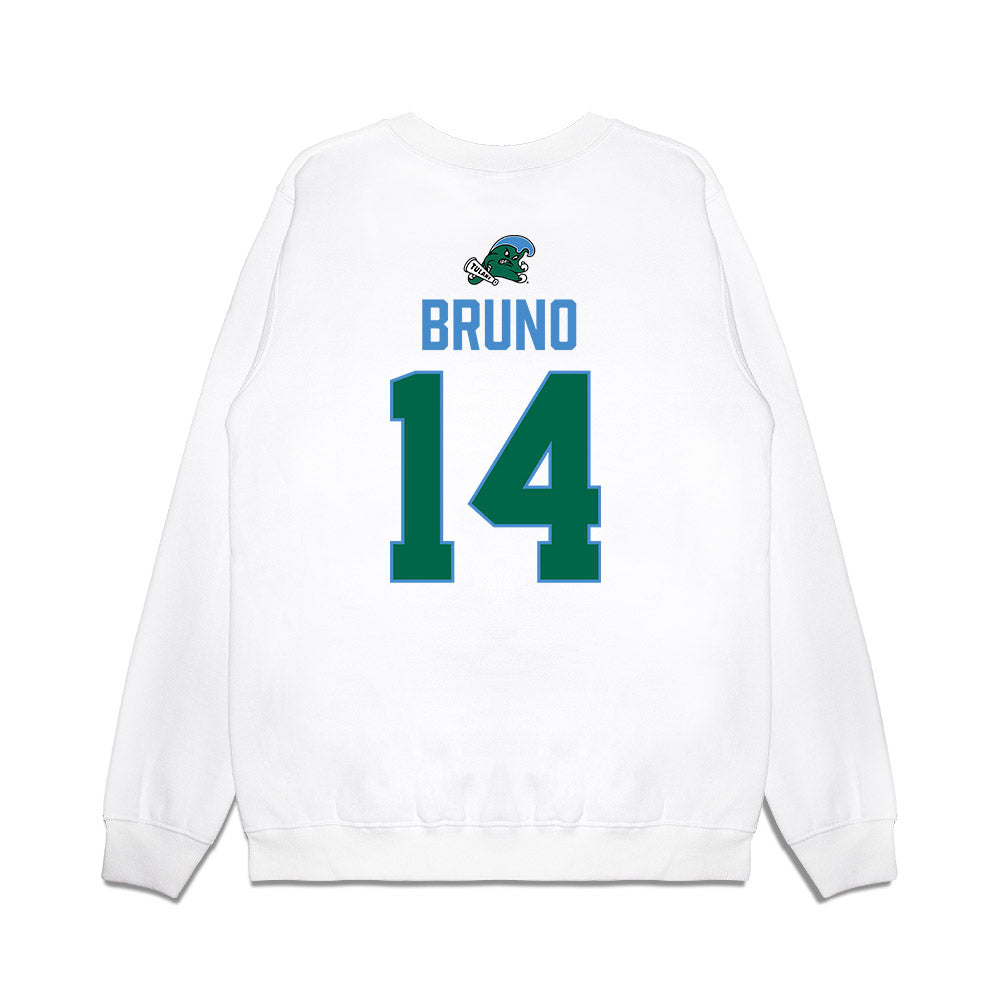 Tulane - NCAA Football : Dagan Bruno - 2025 Conference Champions Premium Crewneck Sweatshirt-1