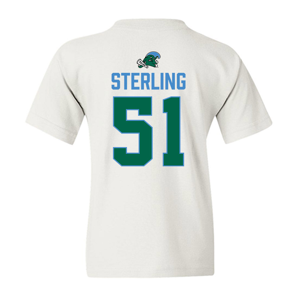 Tulane - NCAA Football : Reshad Sterling - 2025 Conference Champions Youth T-Shirt-1