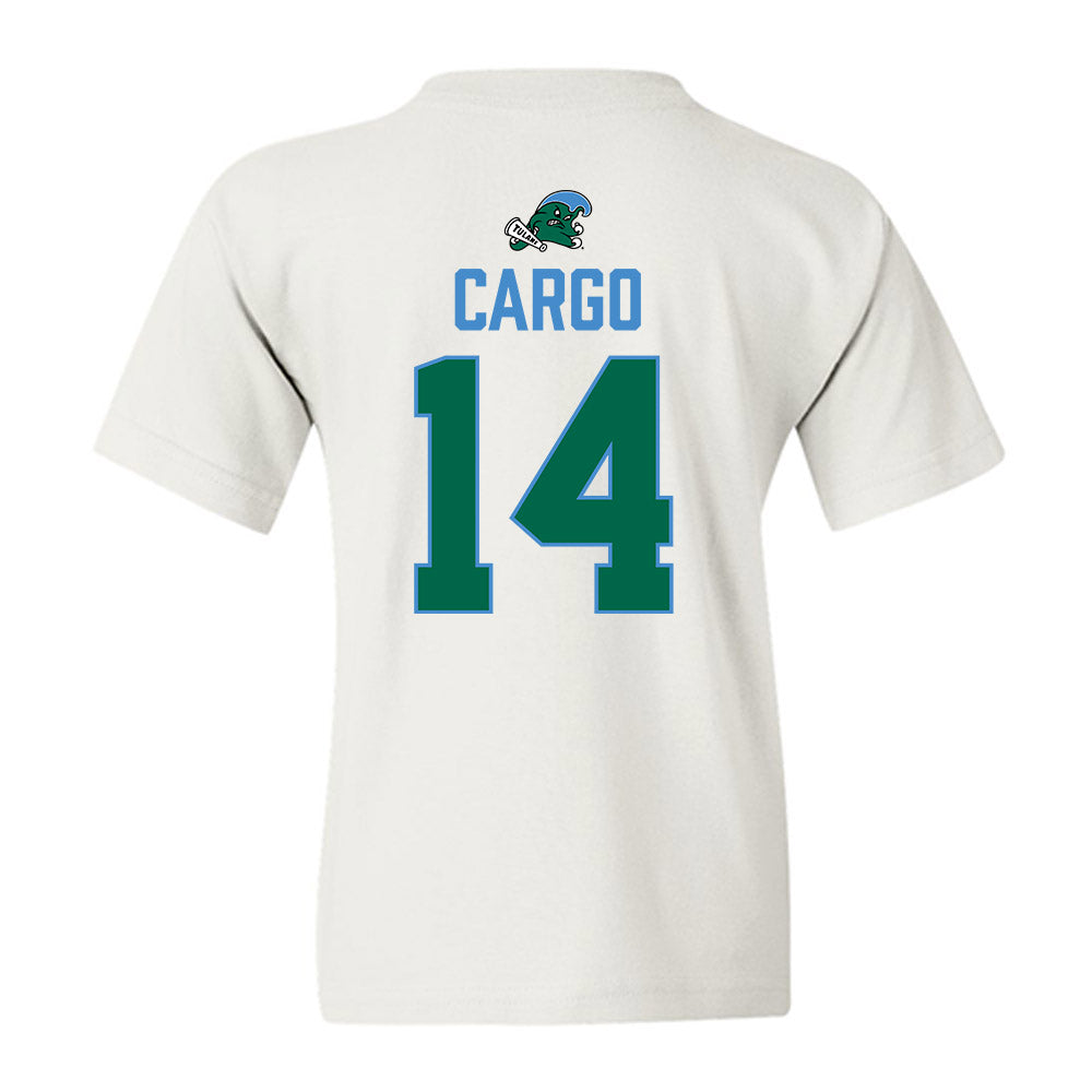 Tulane - NCAA Football : Armani Cargo - 2025 Conference Champions Youth T-Shirt-1