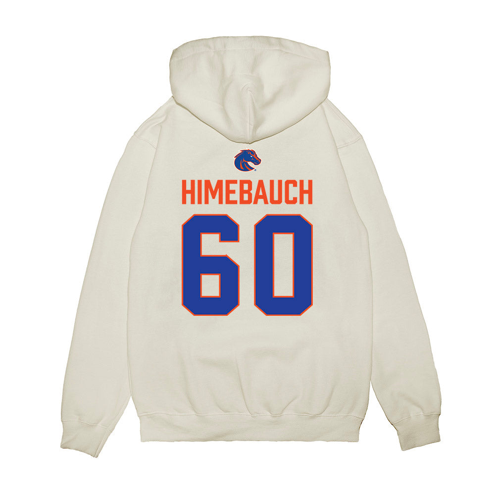 Boise State - NCAA Football : Tyler Himebauch - 3-Peat Conference Champs Premium Hooded Sweatshirt-1