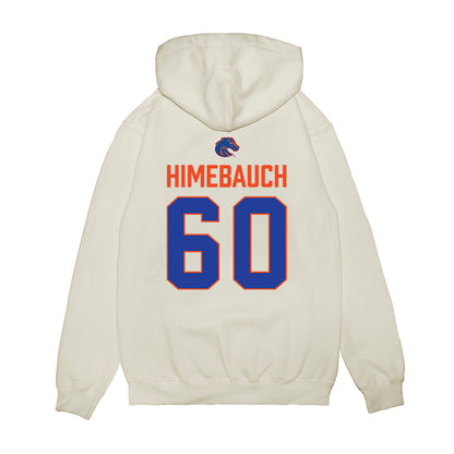 Boise State - NCAA Football : Tyler Himebauch - 3-Peat Conference Champs Premium Hooded Sweatshirt-1
