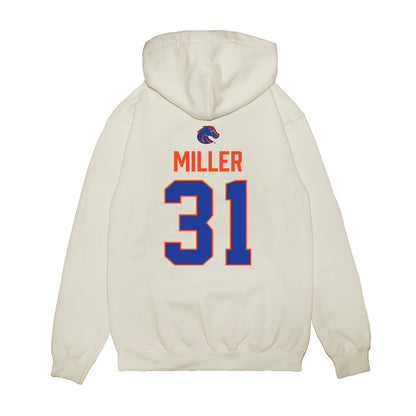 Boise State - NCAA Football : Cole Miller - 3-Peat Conference Champs Premium Hooded Sweatshirt-1