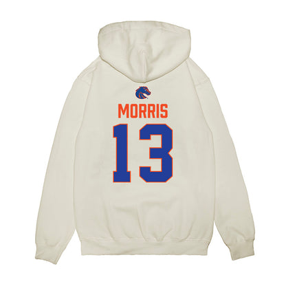 Boise State - NCAA Football : Darren Morris - 3-Peat Conference Champs Premium Hooded Sweatshirt-1