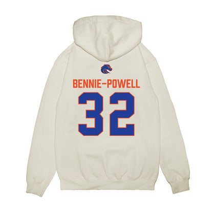 Boise State - NCAA Football : Taebron Bennie-Powell - 3-Peat Conference Champs Premium Hooded Sweatshirt-1
