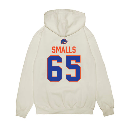 Boise State - NCAA Football : Hakeim Smalls - 3-Peat Conference Champs Premium Hooded Sweatshirt-1
