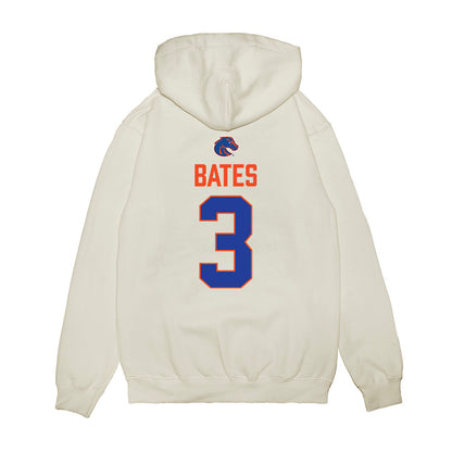 Boise State - NCAA Football : Cameron Bates - 3-Peat Conference Champs Premium Hooded Sweatshirt-1