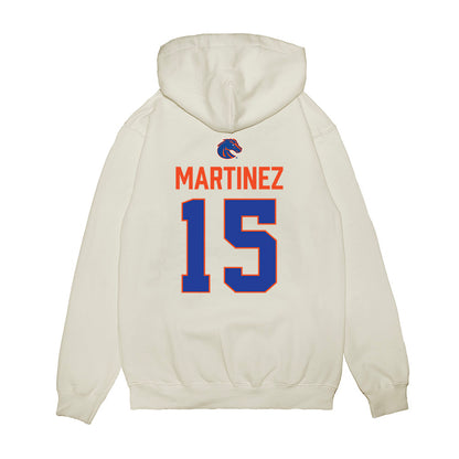 Boise State - NCAA Football : Zeke Martinez - 3-Peat Conference Champs Premium Hooded Sweatshirt-1