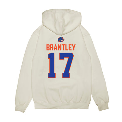 Boise State - NCAA Football : Logan Brantley - 3-Peat Conference Champs Premium Hooded Sweatshirt-1