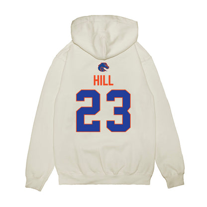 Boise State - NCAA Football : David Hill - 3-Peat Conference Champs Premium Hooded Sweatshirt-1