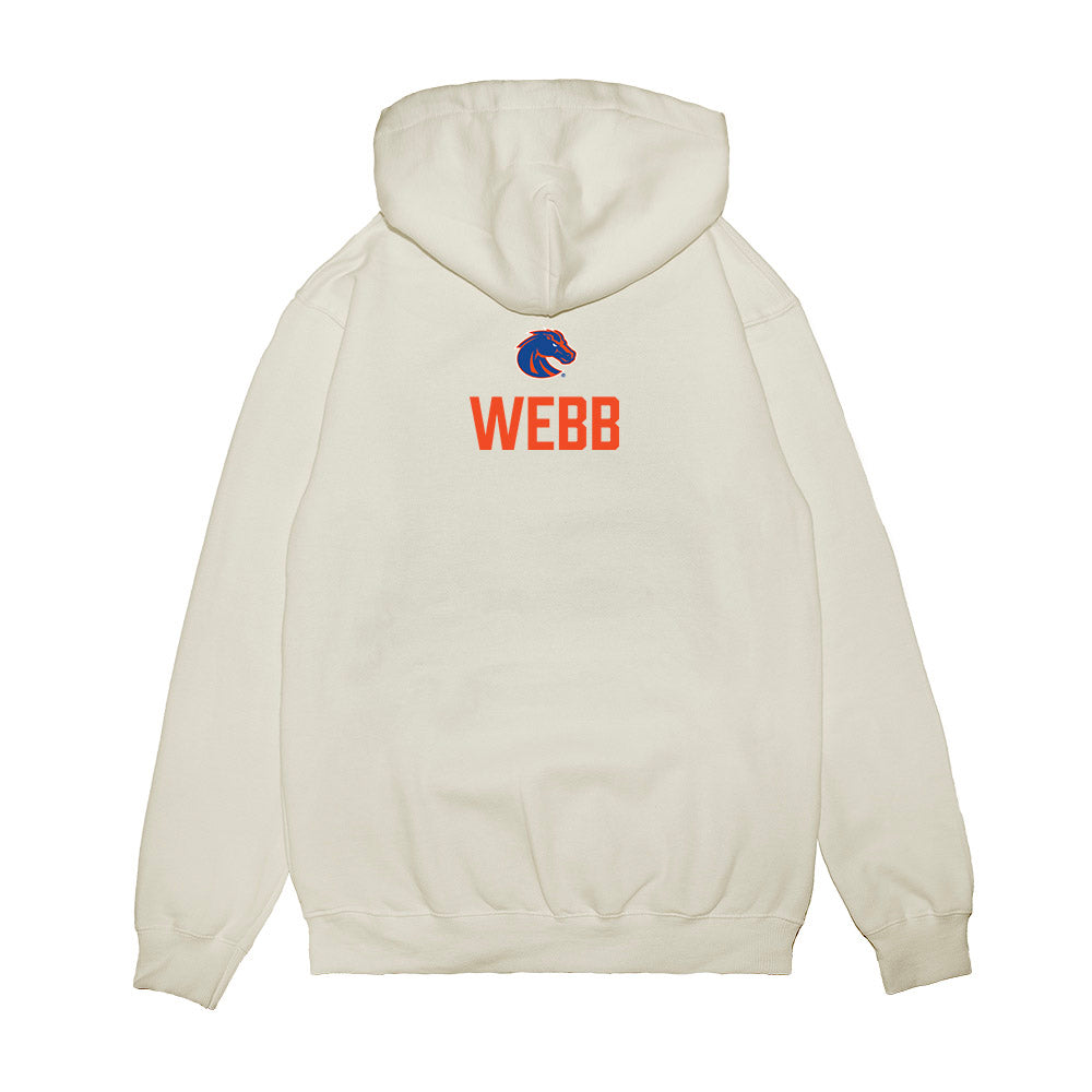 Boise State - NCAA Football : Corey Webb - 3-Peat Conference Champs Premium Hooded Sweatshirt-1