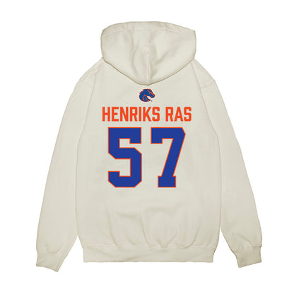 Boise State - NCAA Football : Gustaf Henriks Ras - 3-Peat Conference Champs Premium Hooded Sweatshirt-1