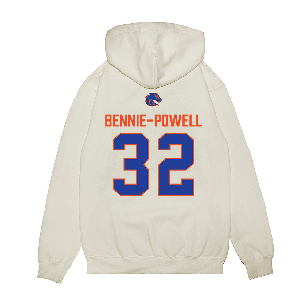 Boise State - NCAA Football : Taebron Bennie-Powell - 3-Peat Conference Champs Premium Hooded Sweatshirt-1