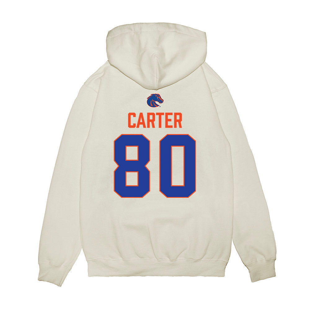 Boise State - NCAA Football : Romeo Carter - 3-Peat Conference Champs Premium Hooded Sweatshirt-1