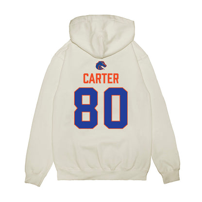Boise State - NCAA Football : Romeo Carter - 3-Peat Conference Champs Premium Hooded Sweatshirt-1