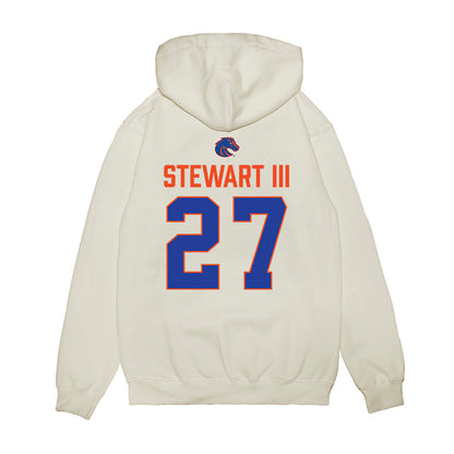 Boise State - NCAA Football : Harry Stewart III - 3-Peat Conference Champs Premium Hooded Sweatshirt-1