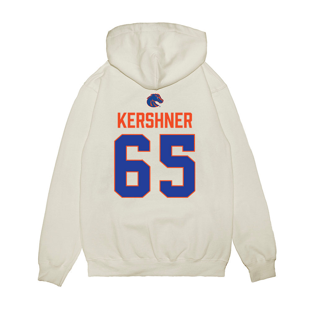 Boise State - NCAA Football : Ashton Kershner - 3-Peat Conference Champs Premium Hooded Sweatshirt-1