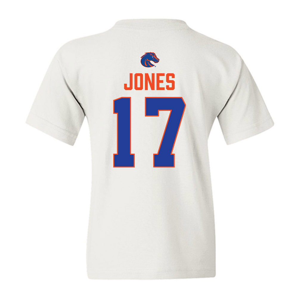 Boise State - NCAA Football : Adrian Jones - 3-Peat Conference Champs Youth T-Shirt-1